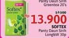 Promo Harga Softex Pantyliner Daun Sirih Longer And Wider 30 pcs - Alfamidi
