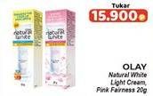 Promo Harga Olay Natural White Light Cream, Pink Fairness  - Alfamidi