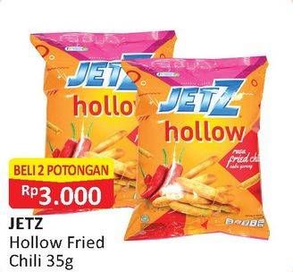 Promo Harga JETZ Hollow Snack Fried Chilli 35 gr - Alfamart