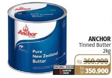 Promo Harga ANCHOR Butter 2 kg - Lotte Grosir