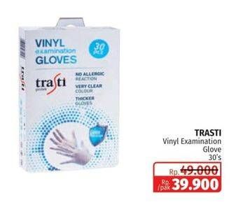 Promo Harga Trasti Vinyl Gloves 30 pcs - Lotte Grosir