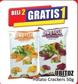 Promo Harga Ubitoz Potato Crackers 50 gr - Hari Hari