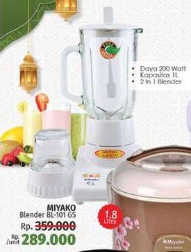 Promo Harga MIYAKO BL-101 GS 1000 ml - LotteMart