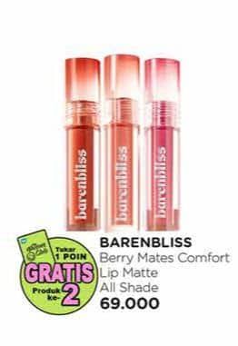 Promo Harga Barenbliss Berry Makes Comfort Lip Matte All Variants  - Watsons