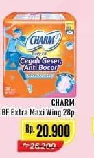 Promo Harga Charm Body Fit Extra Maxi Wing 28 pcs - Alfamart
