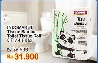 Promo Harga INDOMARET Bamboo Toilet Tissue 4 roll - Indomaret