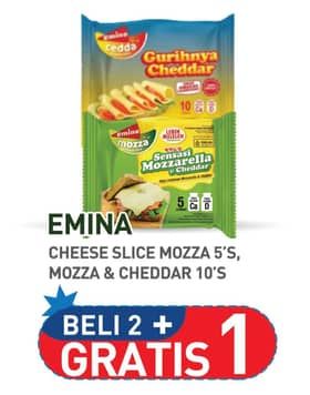 Promo Harga Emina Cheese Slice Mozza, Cedda 75 gr - Hypermart