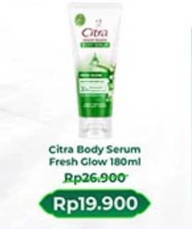 Promo Harga Citra Natural Booster Body Serum Fresh Glow Multifunction Gel 180 ml - Indomaret