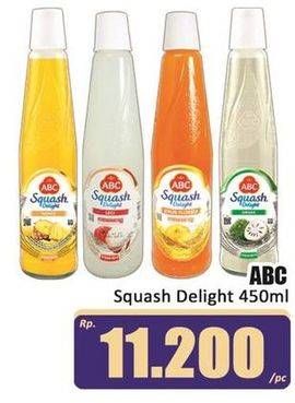 Promo Harga ABC Syrup Squash Delight 460 ml - Hari Hari