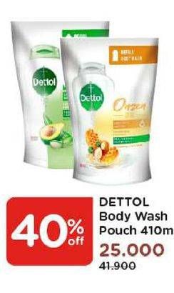 Promo Harga DETTOL Body Wash 410 ml - Watsons