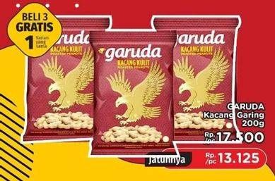 Promo Harga GARUDA Kacang Kulit 200 gr - LotteMart