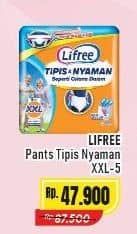 Promo Harga Lifree Popok Celana Tipis & Nyaman Bergerak XXL5 5 pcs - Alfamart