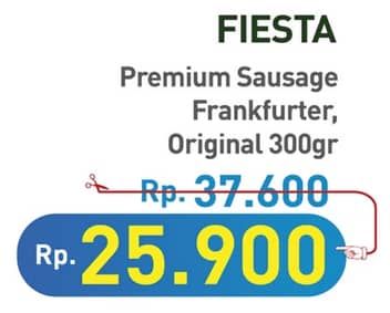 Promo Harga Fiesta Sausage Frankfurter, Original 300 gr - Hypermart