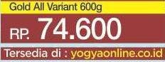 Promo Harga ANLENE Gold Susu High Calcium All Variants 600 gr - Yogya