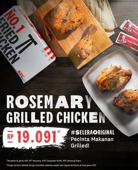 Promo Harga KFC Rosemary Butter Grilled Chicken  - KFC