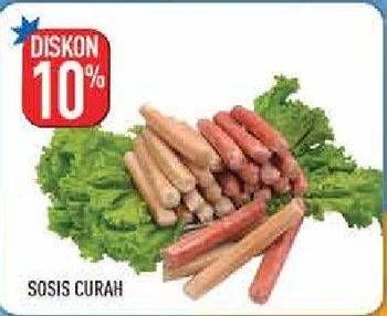 Promo Harga Sosis Curah per 100 gr - Hypermart