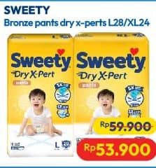 Promo Harga Sweety Bronze Pants Dry X-Pert L28, XL24 24 pcs - Hypermart