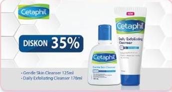 CETAPHIL Gentle Skin Cleanse 125ml/Daily Exfoliating Cleanser 178ml