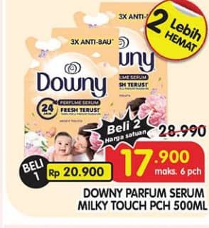 Promo Harga Downy Parfum Collection Milky Touch 500 ml - Superindo