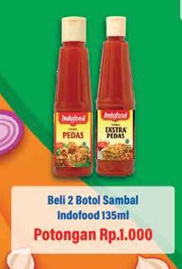 Promo Harga INDOFOOD Sambal All Variants 135 ml - Hypermart