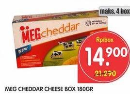 Promo Harga MEG Cheddar Cheese 180 gr - Superindo