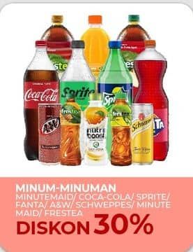 Promo Harga Minute Maid/Coca Cola/Sprite/Fanta/A&W/Schweppes/Frestea  - Yogya