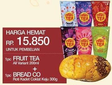 Promo Harga fruit tea-bread co  - Yogya