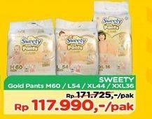 Promo Harga Sweety Gold Pants M60, L54, XL44, XXL36  - TIP TOP