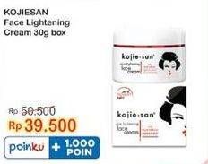 Promo Harga Kojie San Face Lightening Cream 30 gr - Indomaret