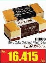 Promo Harga RIOUS GOLD Gold Cake Mini Original 190 gr - Hari Hari