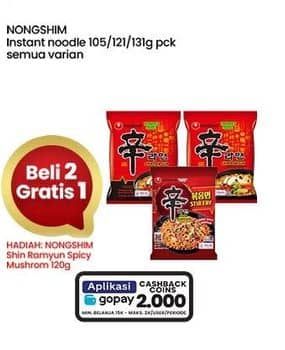 Promo Harga Nongshim Noodle All Variants 105 gr - Indomaret