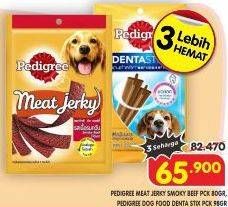 Promo Harga Pedigree Meat Jerky, Pedigree Dog Food Dentastix  - Superindo
