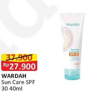 Promo Harga WARDAH Sunscreen Gel SPF 30 40 ml - Alfamart