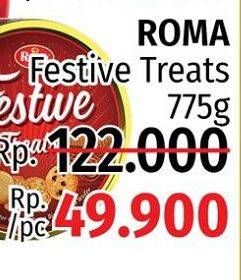 Promo Harga ROMA Festive Treats 775 gr - LotteMart