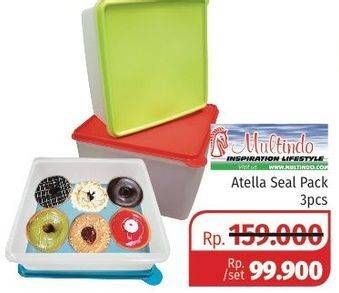 Promo Harga MULTINDO Atella Seal Pack 3 pcs - Lotte Grosir