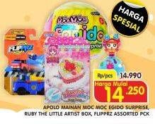 Promo Harga APOLO Moc Moc Suprise Color Egg/APOLO Ruby the Little Artist/APOLO Flipprz 2 in 1 `  - Superindo