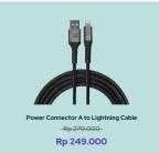 Promo Harga IT. Power Connector USB A to Lightning Cable  - iBox