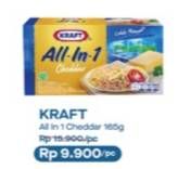 Promo Harga KRAFT Cheese Cheddar 165 gr - Alfamart