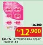 Promo Harga Ellips Hair Vitamin Pro Keratin Complex Hair Repair, Moroccan Oil Hair Treatment 6 pcs - Alfamidi