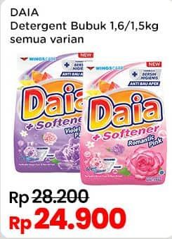 Promo Harga Daia Deterjen Bubuk All Variants 1700 gr - Indomaret