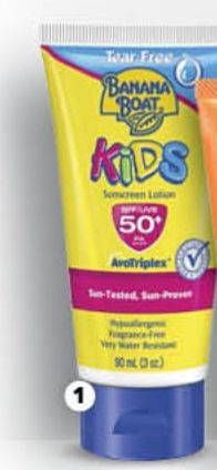 Promo Harga BANANA BOAT Sunscreen Lotion Kids SPF 50 90 ml - Guardian