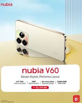 Promo Harga Nubia V60  - Erafone