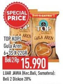 Promo Harga Top Coffee Gula Aren per 9 sachet 22 gr - Hypermart