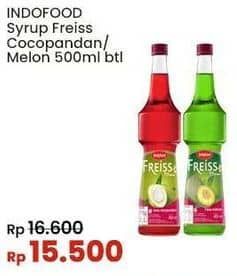 Promo Harga Freiss Syrup Melon, Cocopandan 500 ml - Indomaret