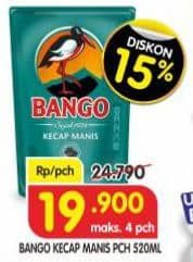 Promo Harga Bango Kecap Manis 520 ml - Superindo