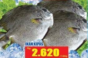 Promo Harga Ikan Kipas per 100 gr - Hari Hari