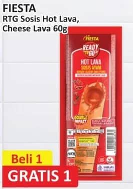 Promo Harga Fiesta Ready To Go 54 gr - Alfamart
