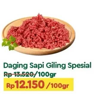 Promo Harga Daging Giling Sapi per 100 gr - TIP TOP