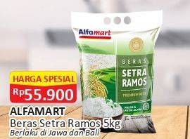 Promo Harga Alfamart Beras Setra Ramos 5000 gr - Alfamart