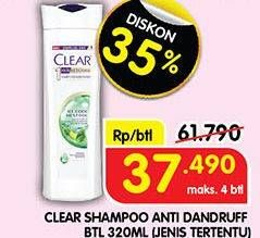 Promo Harga Clear Shampoo 320 ml - Superindo